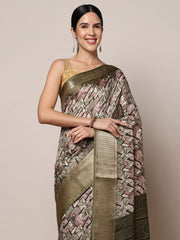 Printed Dola Silk Saree