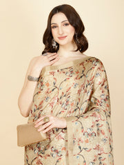 Digital Floral Printed Cotton Saree