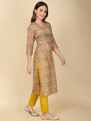 Printed Cotton Kurta Set