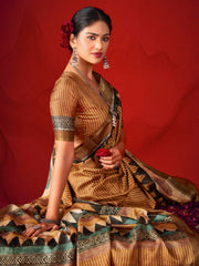 Digital Printed Art Silk Saree