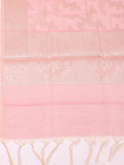 Embroidered Tissue Unstitched Suit With Pant & Dupatta