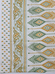 Neck Embroidered Cotton Blend Unstitched Suit With Dupatta