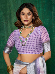 Printed Georgette Saree