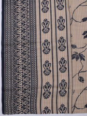 Patch Neck Cotton Blend Unstitched Suit With Dupatta