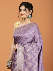 Zari Jaal Art Silk Woven Saree