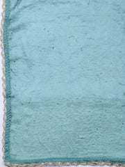 Neck Embroidered Chinon Unstitched Suit With Dupatta