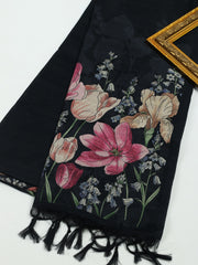 Printed Tussar Saree