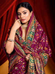 Digital Printed Art Crepe Saree