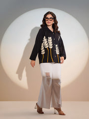 Printed Cotton Blend Shirt