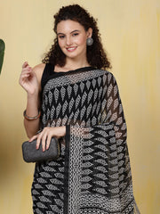 Digital Printed Georgette Saree