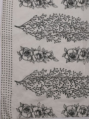 Neck Embroidered Cotton Blend Unstitched Suit With Dupatta