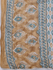 Embroidered Cotton Blend Unstitched Suit With Dupatta