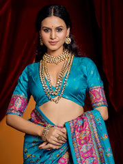 Digital Printed Art Crepe Saree