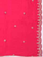 Embroidered Muslin Unstitched Suit With Dupatta