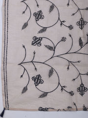 Neck Embroidered Cotton Blend Unstitched Suit With Dupatta