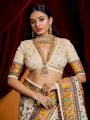 Digital Printed Art Crepe Saree