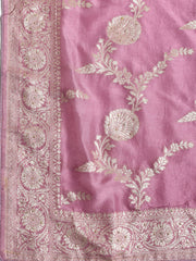 Banarasi Art Silk Unstitched Suit With Dupatta