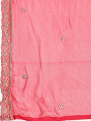 Embroidered Muslin Unstitched Suit With Dupatta