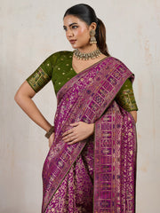 Woven Design Pashmina Saree