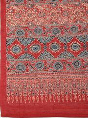 Embroidered Tussar Unstitched Suit With Pant & Dupatta