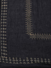 Embroidered Cotton Blend Unstitched Suit With Dupatta