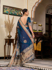 Woven Border Tissue Saree