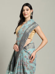 Zari Jaal Art Silk Woven Saree