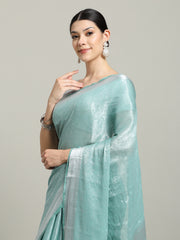 Zari Jaal Georgette Woven Saree