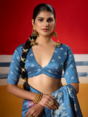 Digital Printed Art Silk Saree