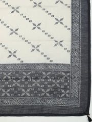 Embroidered Cotton Blend Unstitched Suit With Pant & Dupatta