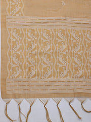 Woven Chanderi Unstitched Suit With Dupatta