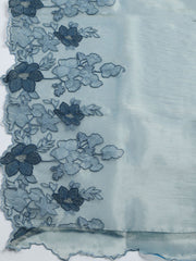 Embroidered Tissue Unstitched Suit With Dupatta