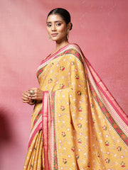Digital Printed Art Silk Saree