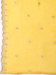 Embroidered Muslin Unstitched Suit With Dupatta