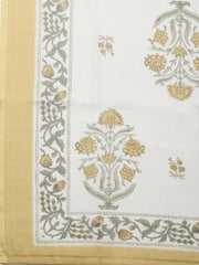 Embroidered Cotton Blend Unstitched Suit With Pant & Dupatta