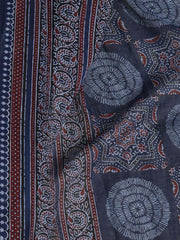 Printed Cotton Blend Unstitched Suit Piece With Dupatta