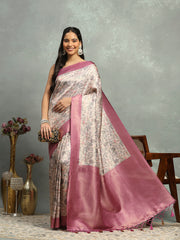 Digital Printed Art Silk Saree