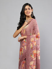 Digital Printed Georgette Saree