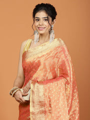 Zari Jaal Cotton Woven Saree