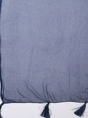 Printed Cotton Blend Unstitched Suit With Pant & Dupatta