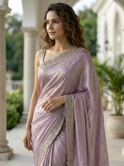 Embroidered Georgette Saree