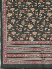 Embroidered Tussar Unstitched Suit With Dupatta