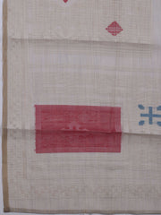 Embroidered Chanderi Unstitched Suit With Dupatta