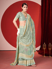 Zari Border Georgette Saree