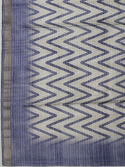 Embroidered Chanderi Unstitched Kurta With Pant & Dupatta