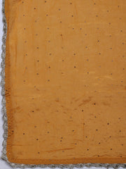 Neck Embroidered Chinnon Unstitched Suit With Dupatta