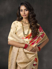 Printed Dola Silk Saree