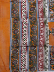 Printed Cotton Blend Unstitched Suit With Dupatta