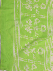 Printed Cotton Blend Unstitched Suit With Dupatta