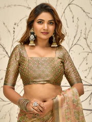 Printed Art Silk Saree